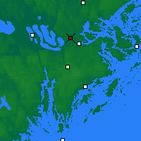 Nearby Forecast Locations - Stockholm - Mapa