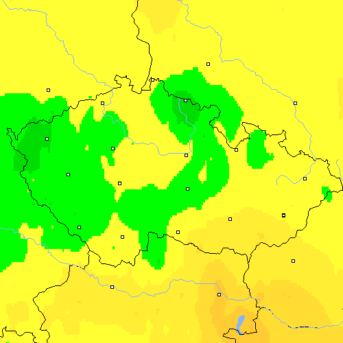 Tmin Česko