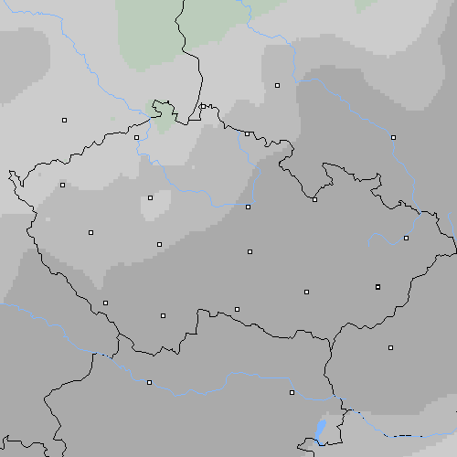 Oblačnost Česko