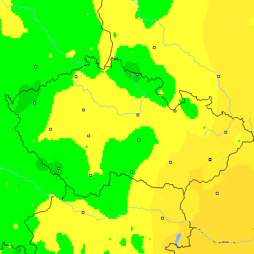 Tmin Česko