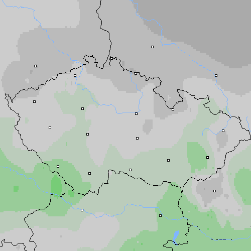 Oblačnost Česko